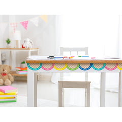 Krafty Pop Colorful Kraft Jumbo Scallops EZ Border