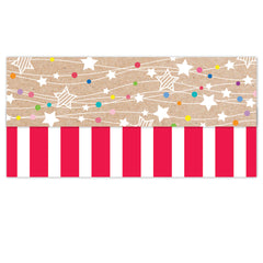 Krafty Pop Colorful Kraft Stars on Strings EZ Border