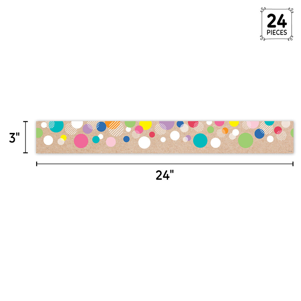 Krafty Pop Colorful Kraft Bubbles EZ Border