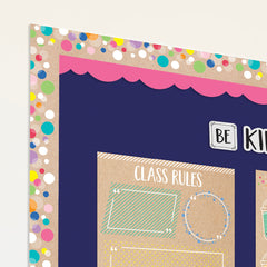 Krafty Pop Colorful Kraft Bubbles EZ Border