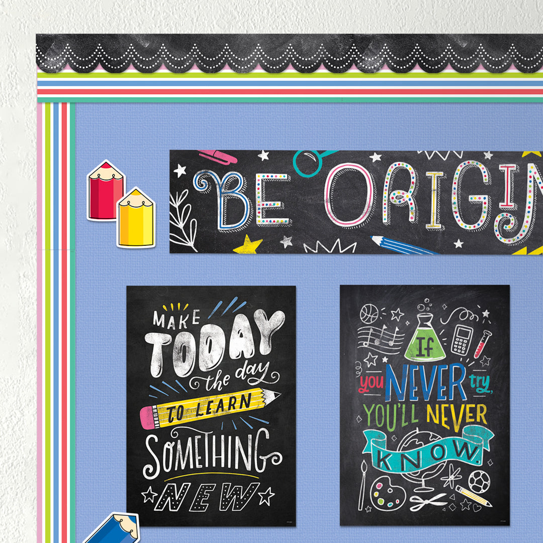 Chalk It Up! Dotted Scallops EZ Border