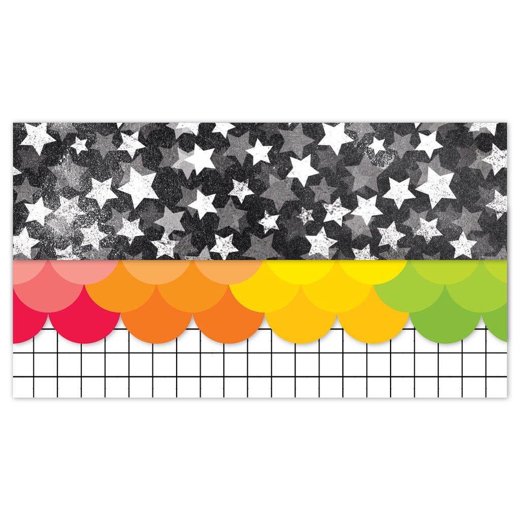 Chalk It Up! Chalk Stars EZ Border