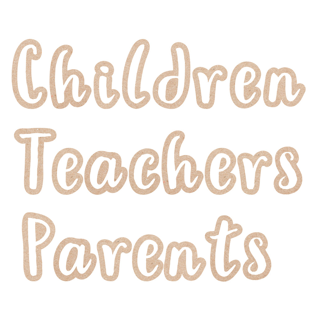 Krafty Pop Designer Letters