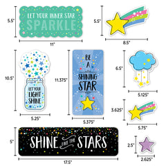 Star Bright Positive Thinking Mini Bulletin Board