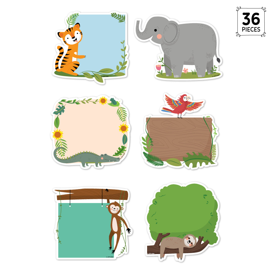 Jungle Friends 6" Designer Cut-Outs