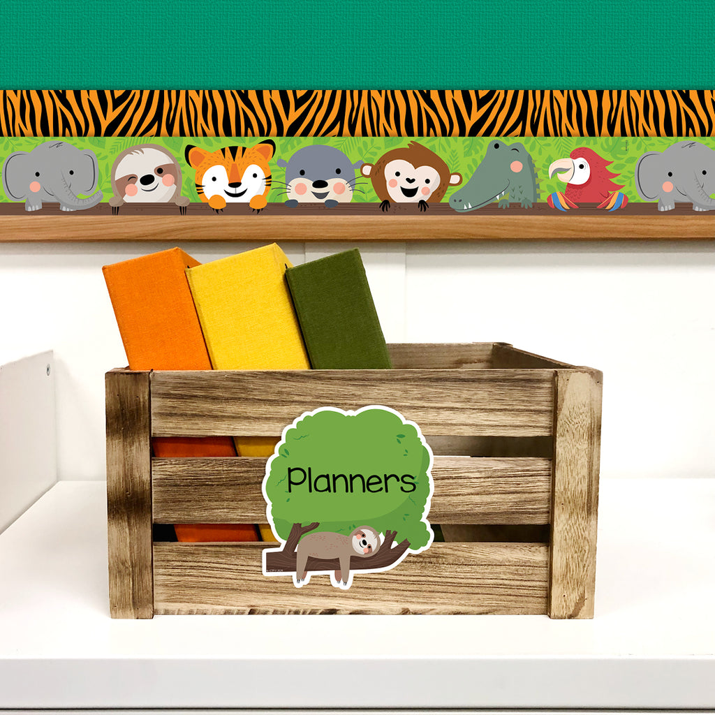 Jungle Friends 6" Designer Cut-Outs