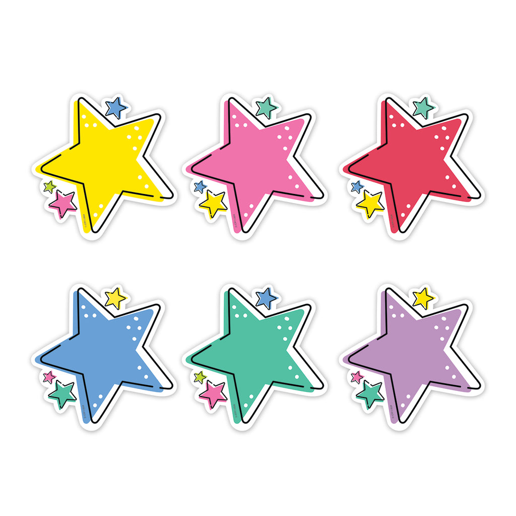 Star Bright Stars 6" Designer Cut-Outs