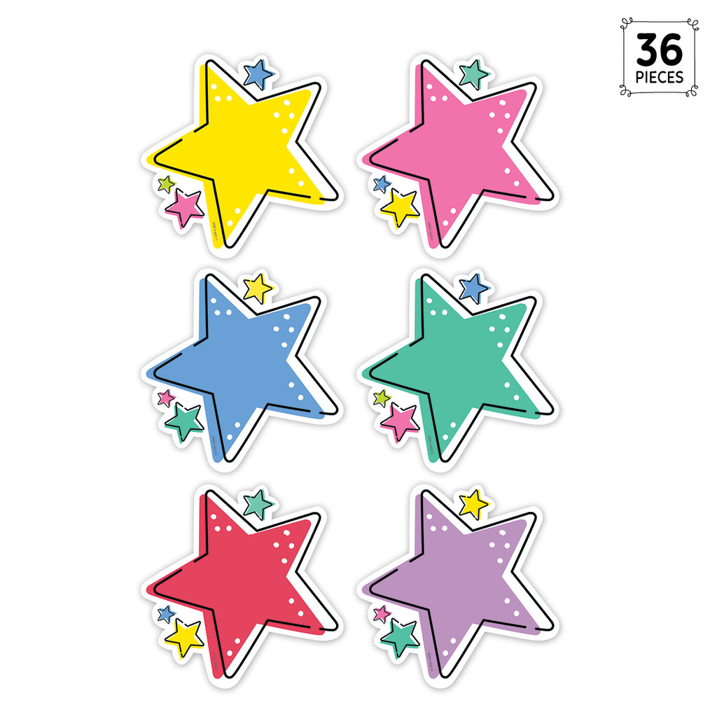Star Bright Stars 6" Designer Cut-Outs
