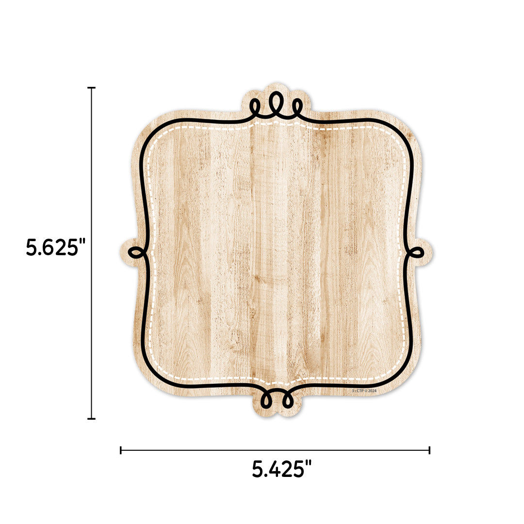 Core Decor Loop-de-Loop on Wood 6" Designer Cut-Outs