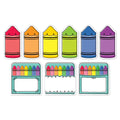 Core Decor Doodle Crayons 6" Designer Cut-Outs