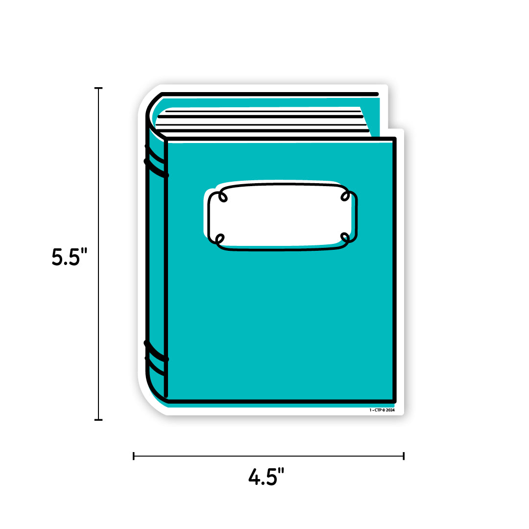 Core Decor Doodle Books 6" Designer Cut-Outs