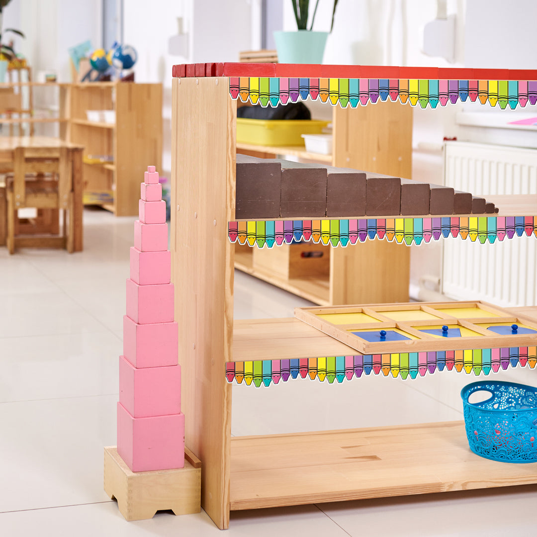 Core Decor Doodle Crayons EZ Border