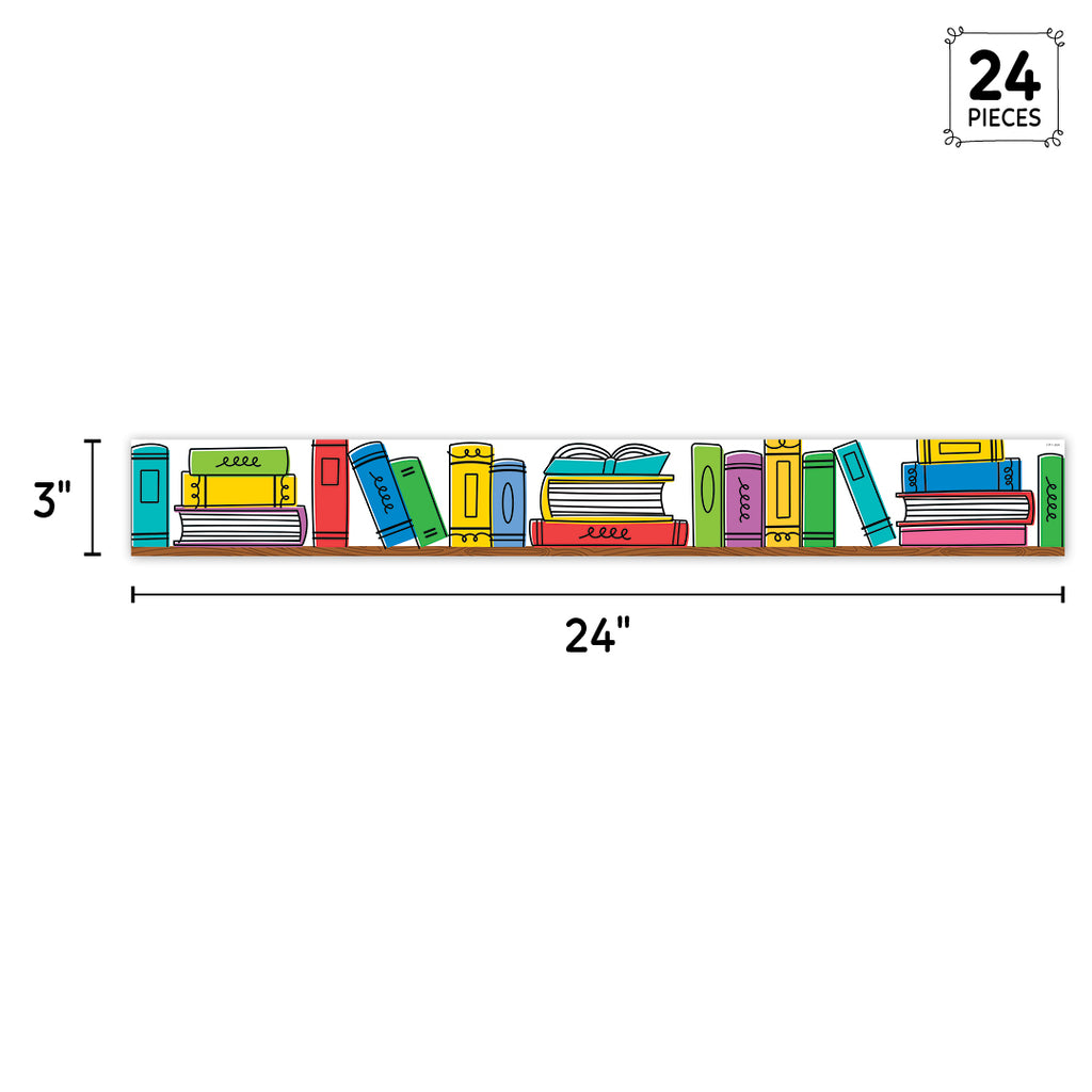 Core Decor Doodle Bookshelf EZ Border