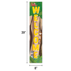 Jungle Friends Welcome Banner