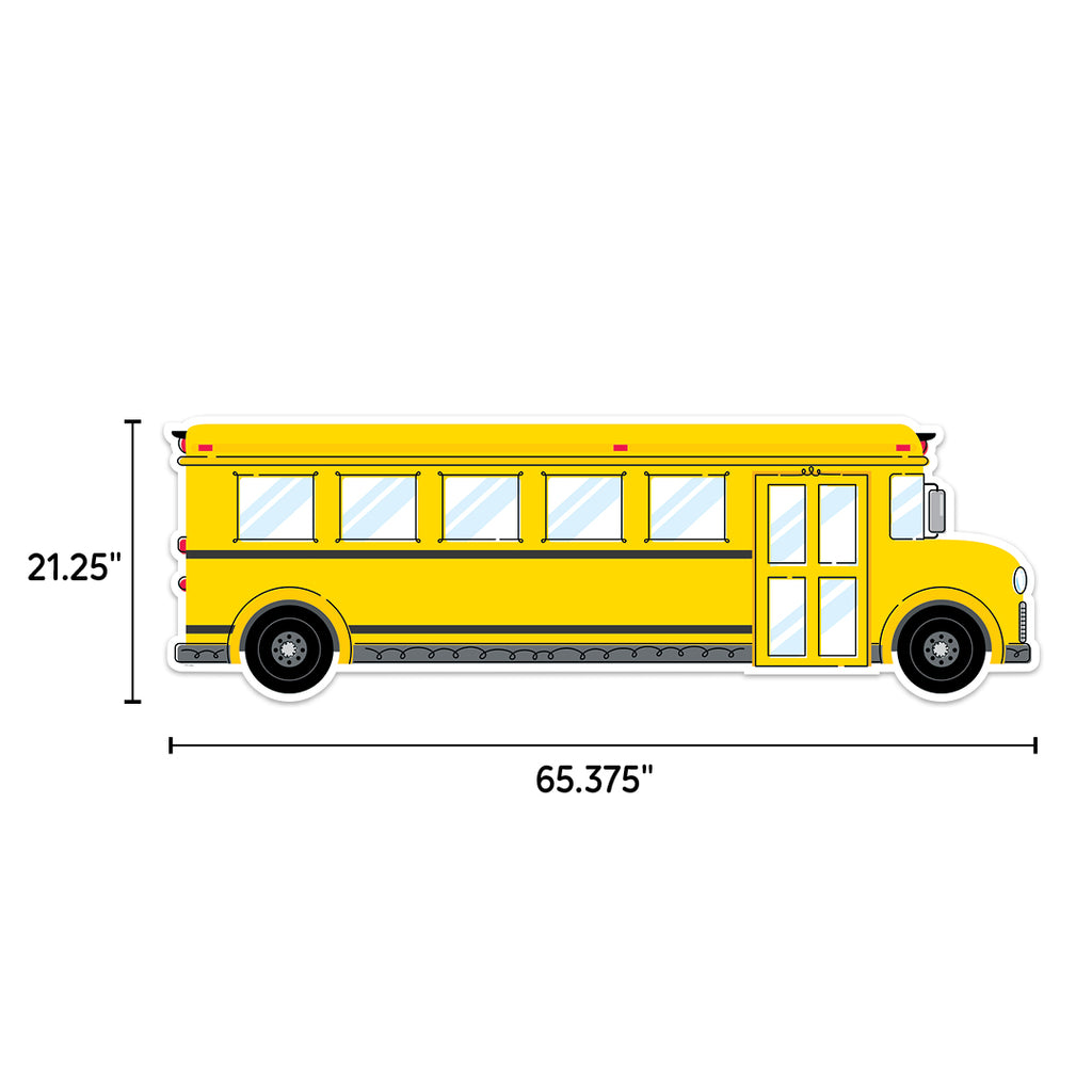 Core Decor School Bus Giant Banner