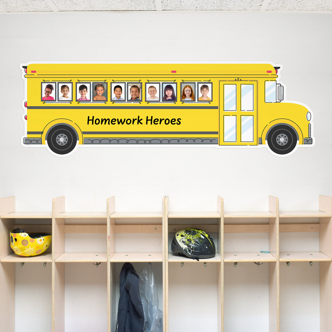 Core Decor School Bus Giant Banner