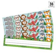 Jungle Friends Name Plates