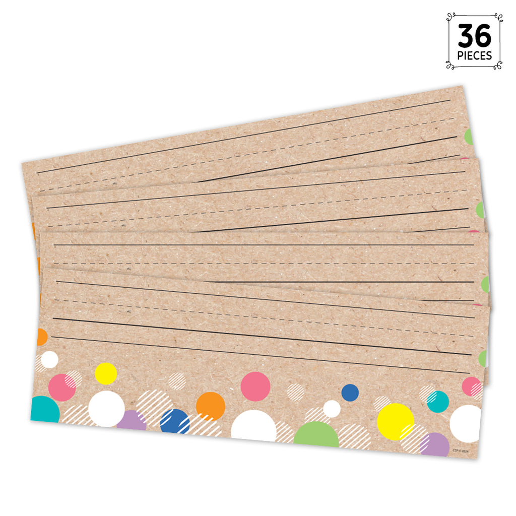 Krafty Pop! Colorful Kraft Bubbles Name Plates