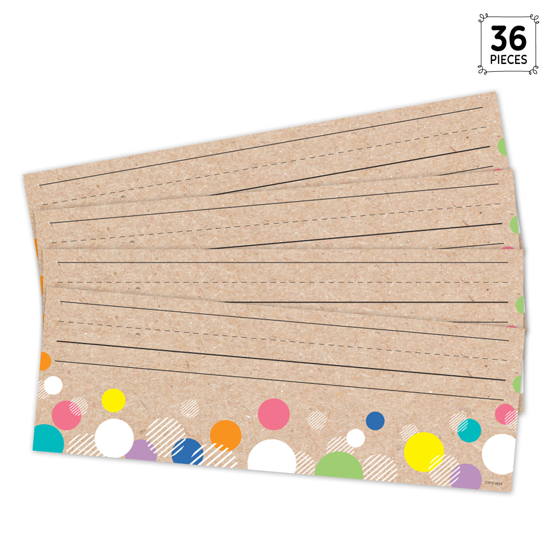 Krafty Pop! Colorful Kraft Bubbles Name Plates