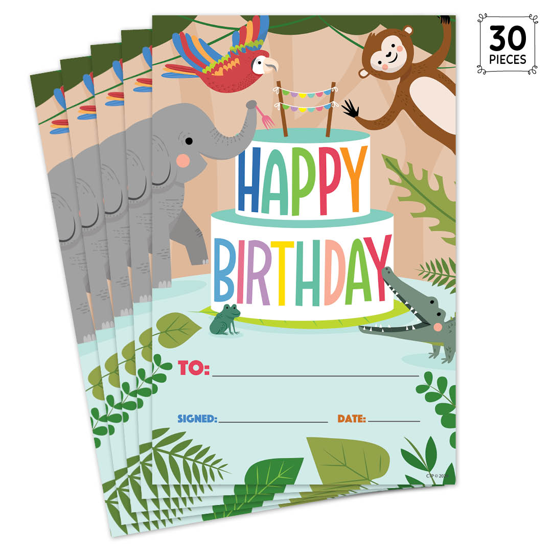 Jungle Friends Happy Birthday Awards