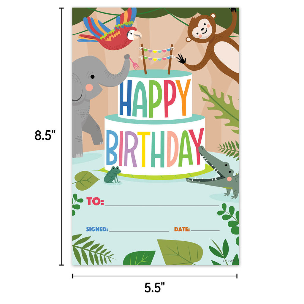 Jungle Friends Happy Birthday Awards