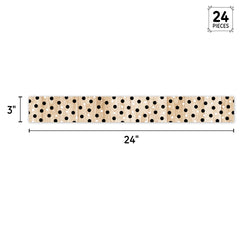 Core Decor Polka Dots on Wood EZ Border