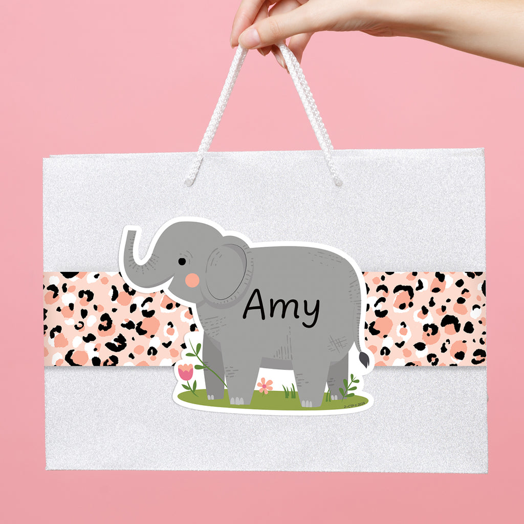 Jungle Friends Blush Leopard EZ Border