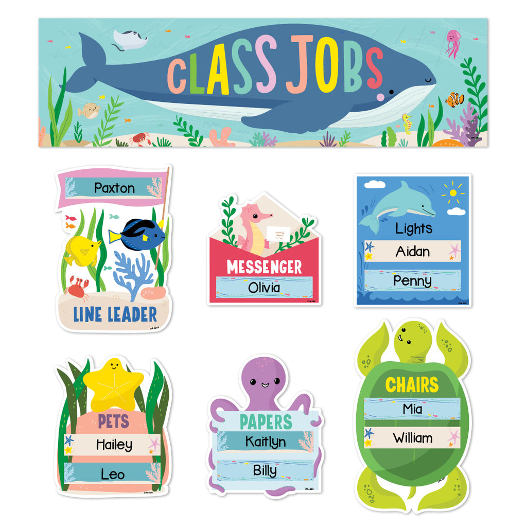 Sea Friends Class Jobs Mini Bulletin Board