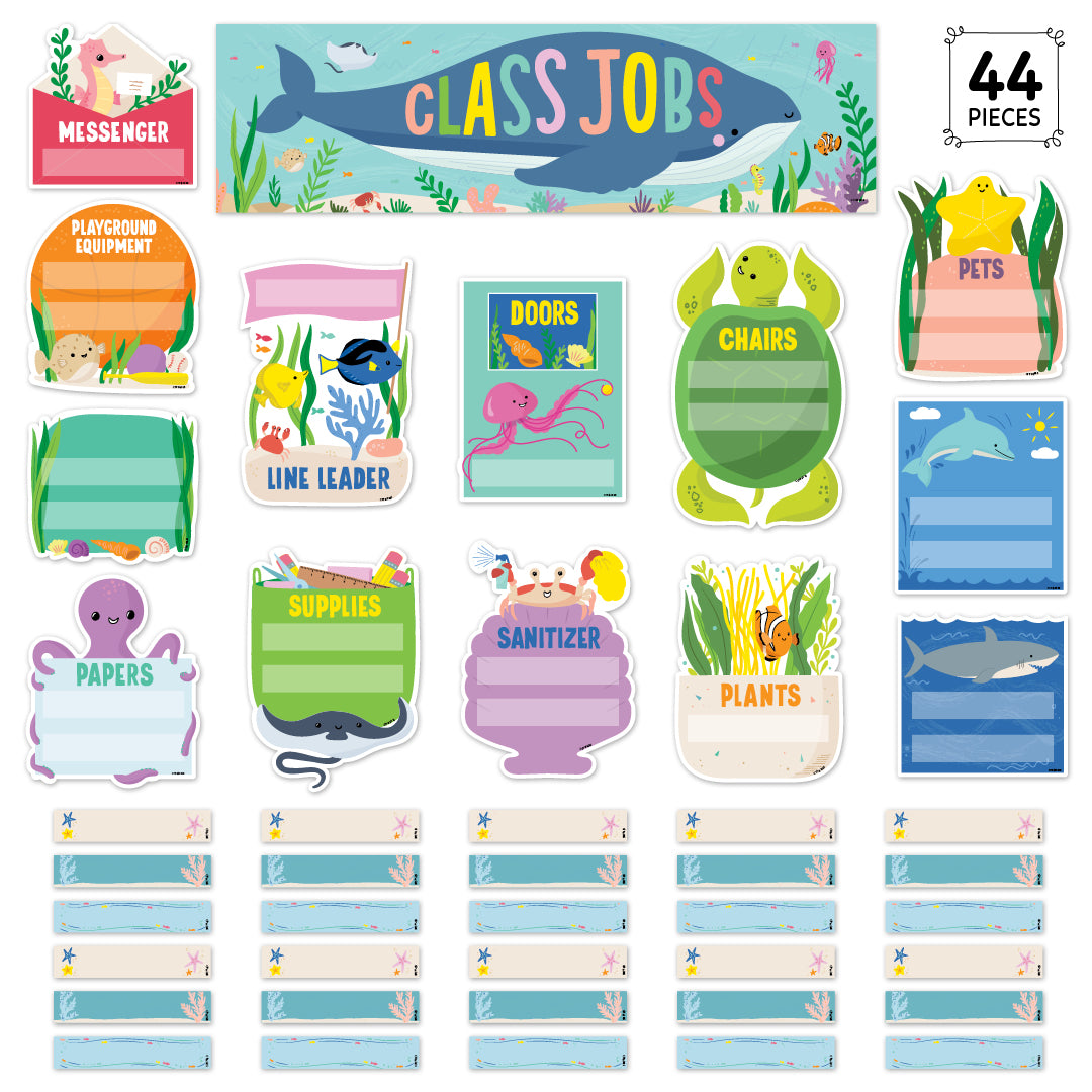 Sea Friends Class Jobs Mini Bulletin Board