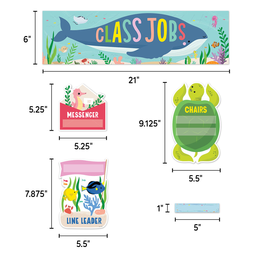 Sea Friends Class Jobs Mini Bulletin Board