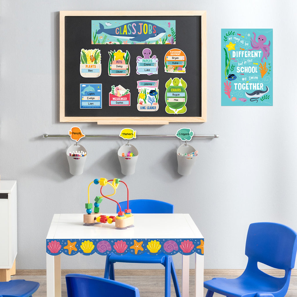 Sea Friends Class Jobs Mini Bulletin Board