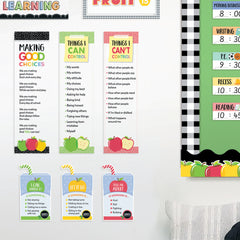 Apple Time Class Management Mini Bulletin Board