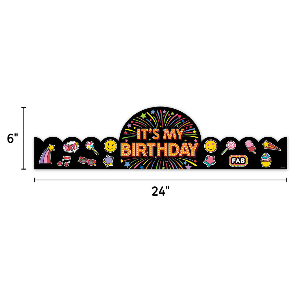 Core Decor Happy Birthday Crowns
