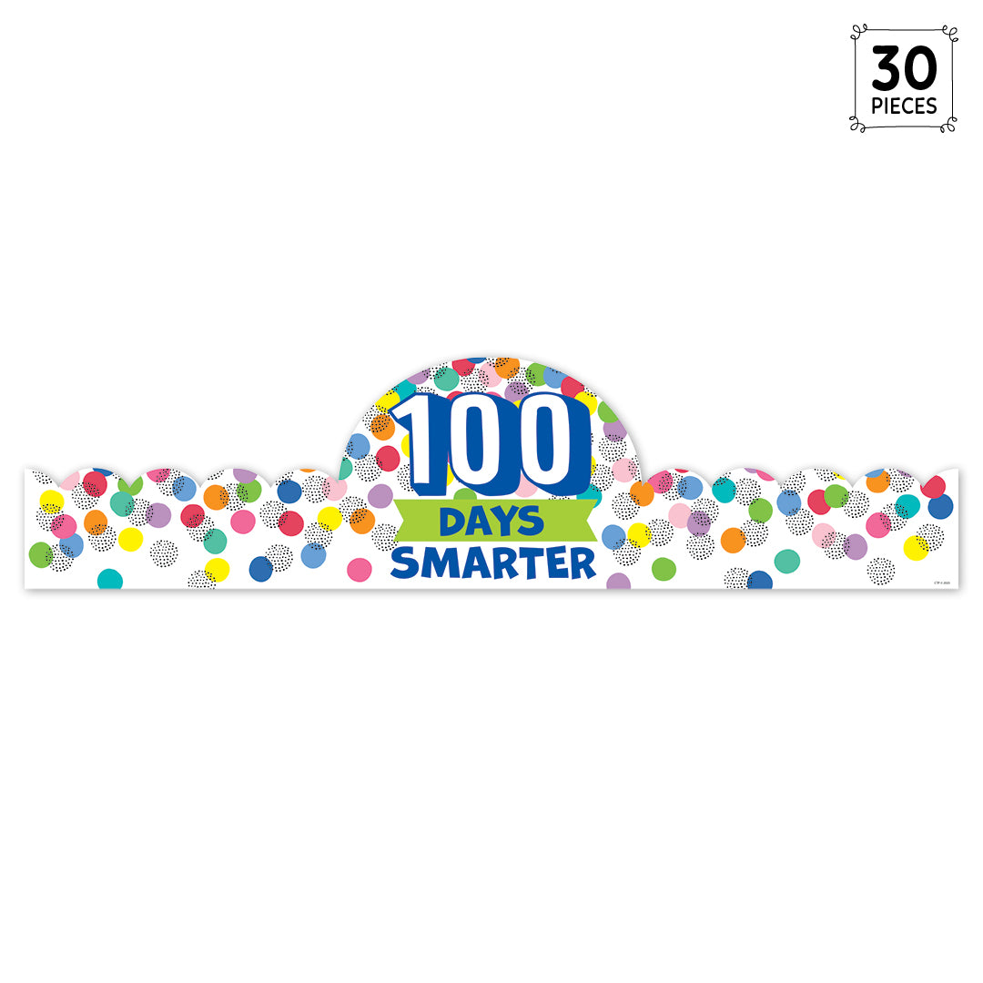 Core Decor Happy 100th Day Crowns