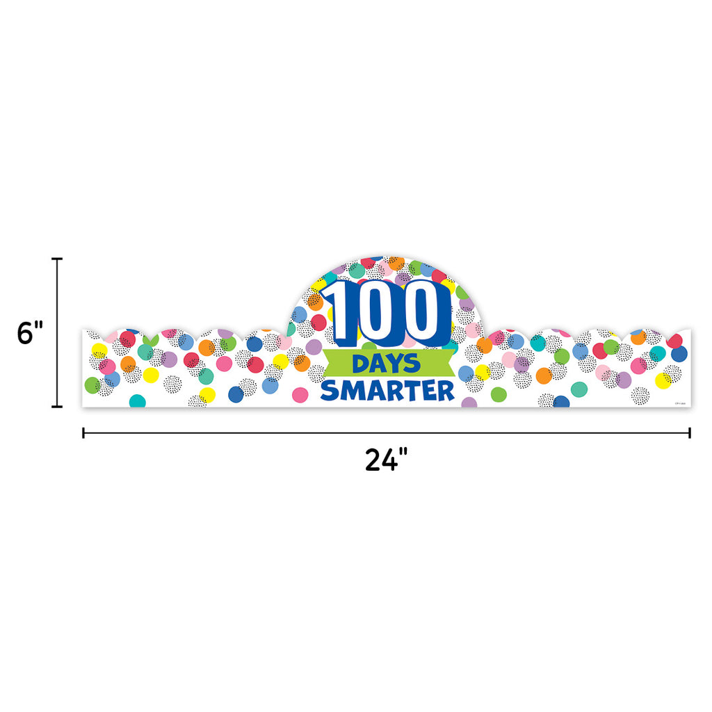 Core Decor Happy 100th Day Crowns
