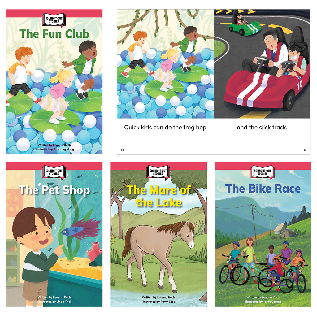 Sound-It-Out Stories and Fonéticos Decodable Readers Convenience Pack Set 1
