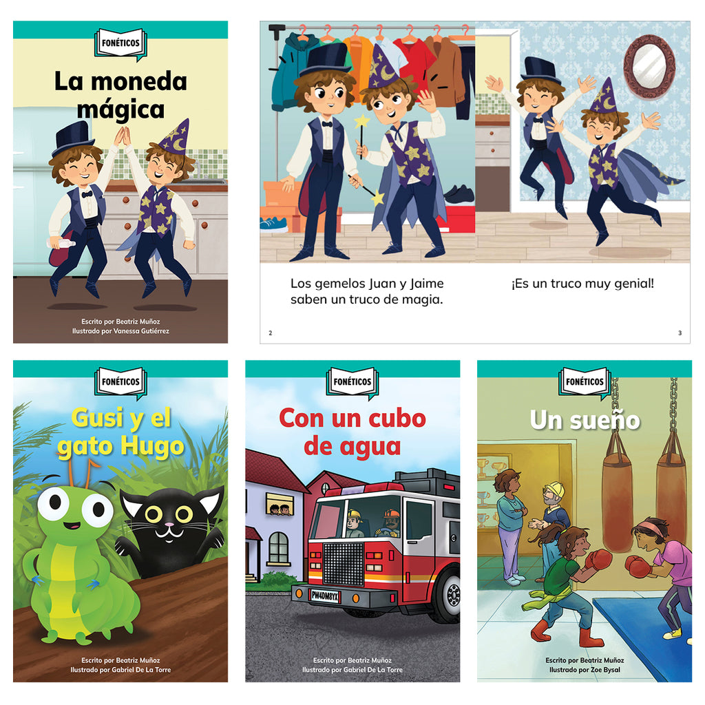 Sound-It-Out Stories and Fonéticos Decodable Readers Convenience Pack Set 1