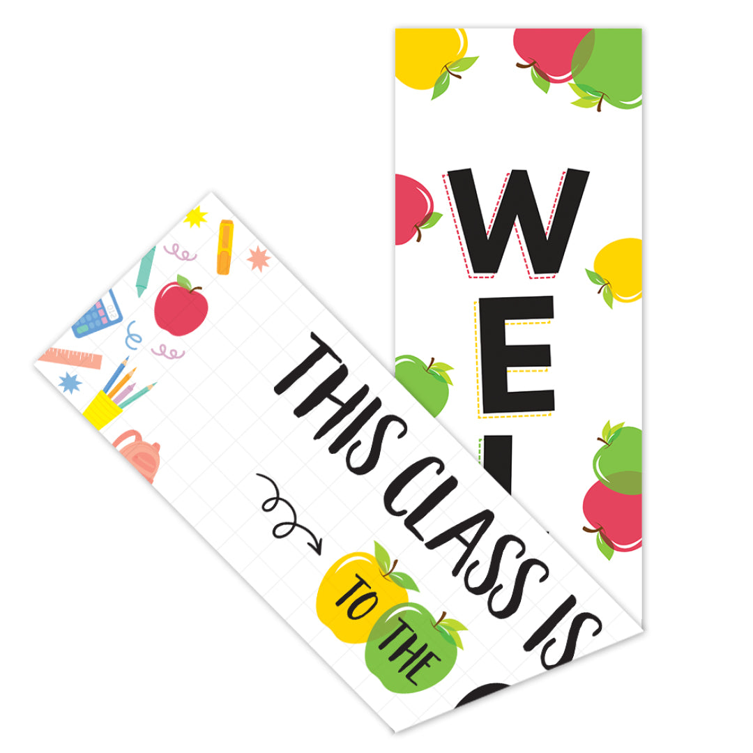 Apple Time Welcome Banner 2-sided