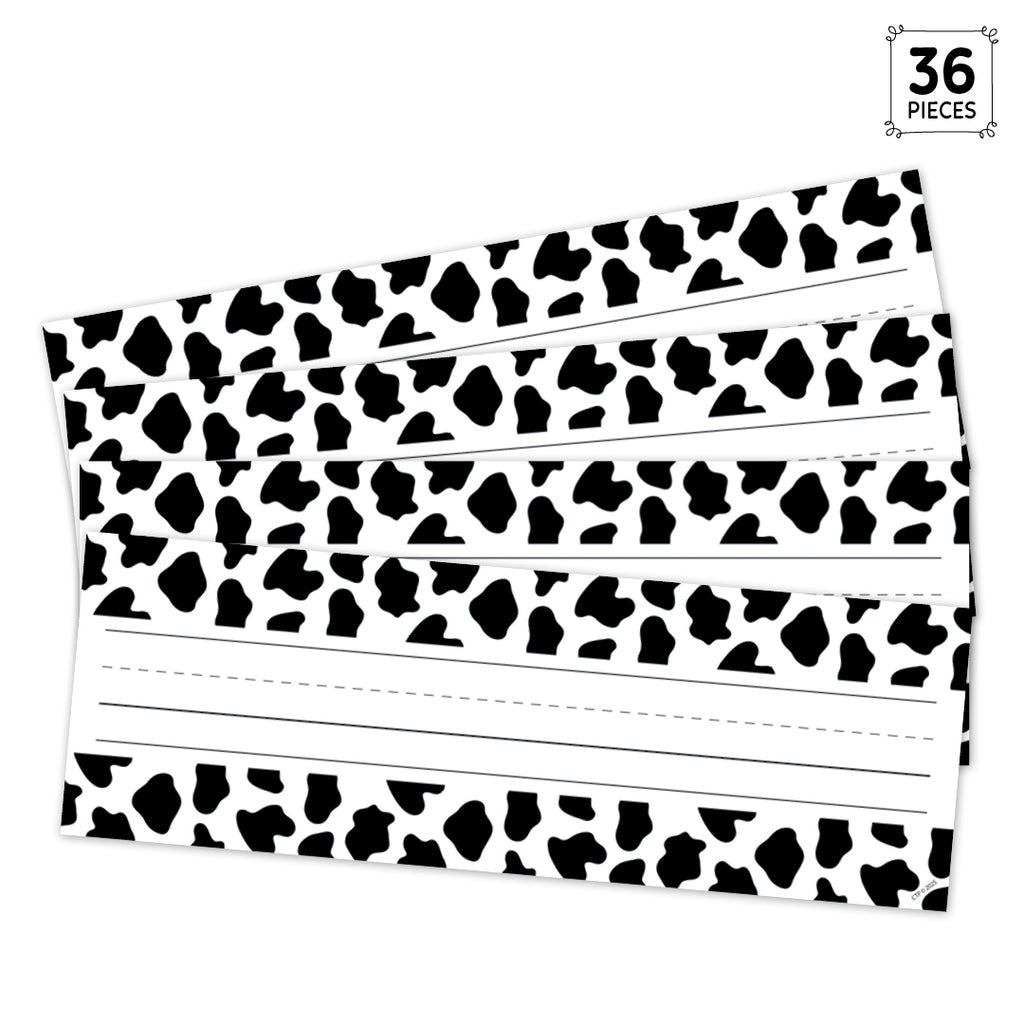 Farm Friends Cow Print Name Plates