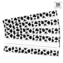 Farm Friends Cow Print Name Plates