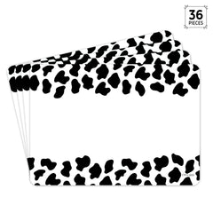 Farm Friends Cow Print Labels