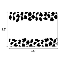 Farm Friends Cow Print Labels