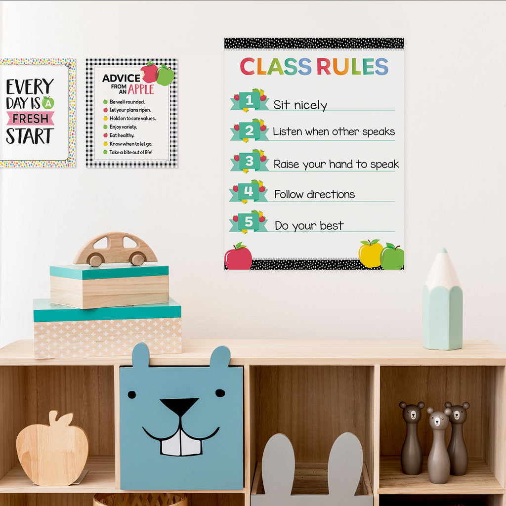 Apple Time Classroom Essentials 4-Chart Convenience Pack