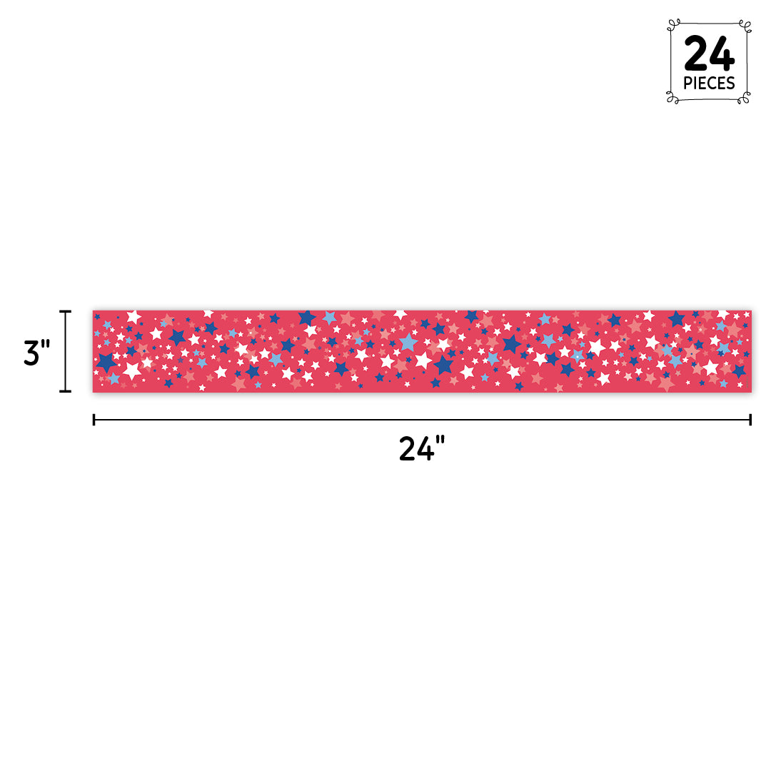 Core Decor Patriotic Stars EZ Border