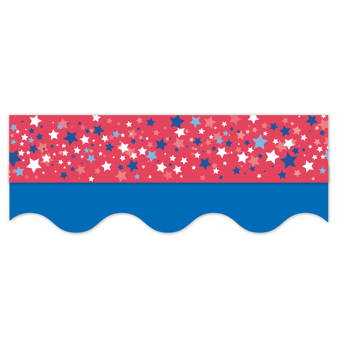 Core Decor Patriotic Stars EZ Border