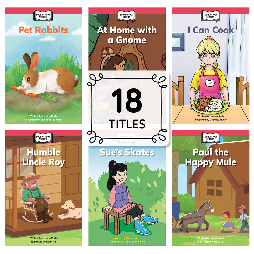 Sound-It-Out Stories and Fonéticos Decodable Readers Convenience Pack Set 2