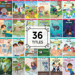 Sound-It-Out Stories and Fonéticos Decodable Readers Convenience Pack Set 2