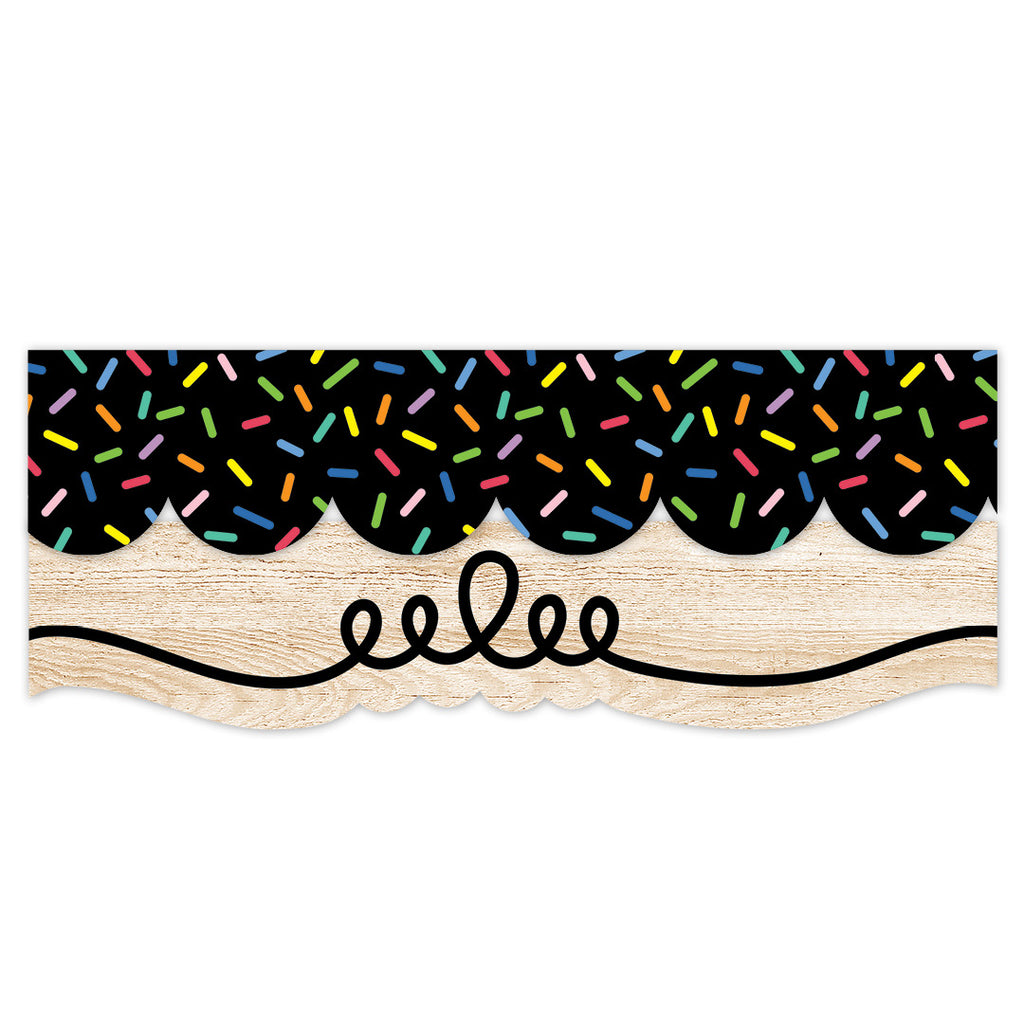 Core Decor Sprinkles on Black EZ Border