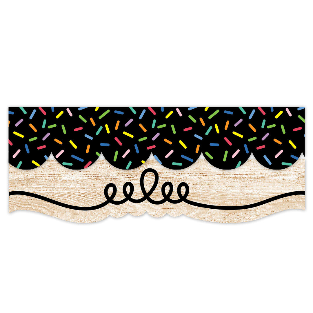 Core Decor Sprinkles on Black EZ Border