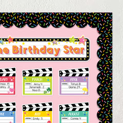Core Decor Sprinkles on Black EZ Border